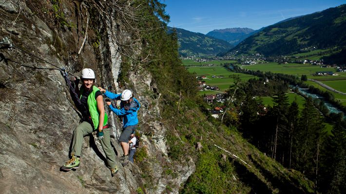 Klettersteige in Mayrhofen im Zillertal, Klettersteig Touren und Führungen